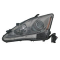 Replacement Driver Side Halogen Headlight Lens Housing w/o Auto Leveling