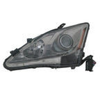 Replacement Driver Side Halogen Headlight Lens Housing w/o Auto Leveling