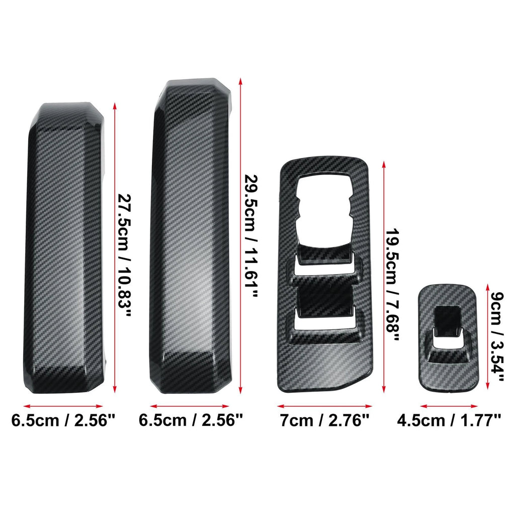 Set of 2 Window Lift Switch Covers for Ford F-150 (2015–2019)