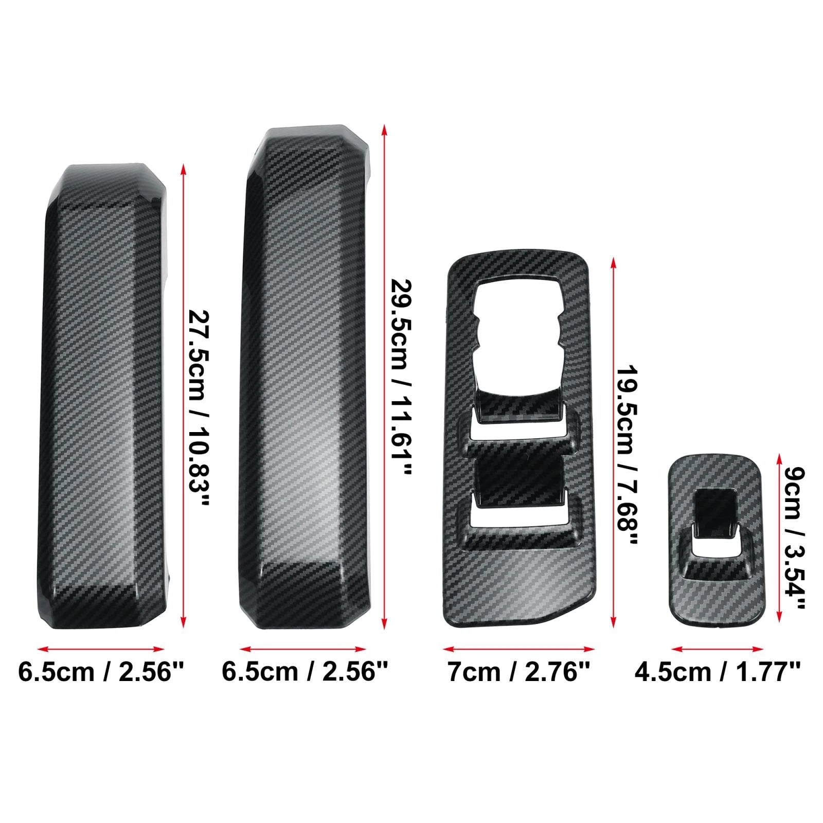 Set of 2 Window Lift Switch Covers for Ford F-150 (2015–2019)