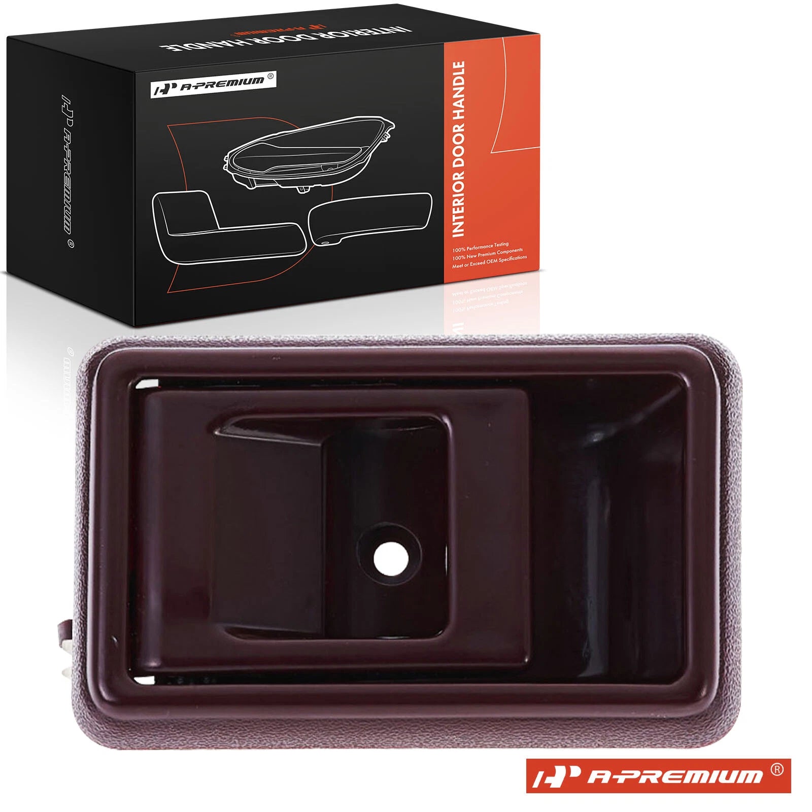 Right Red Interior Door Handle for Toyota Tacoma (1995–2000)