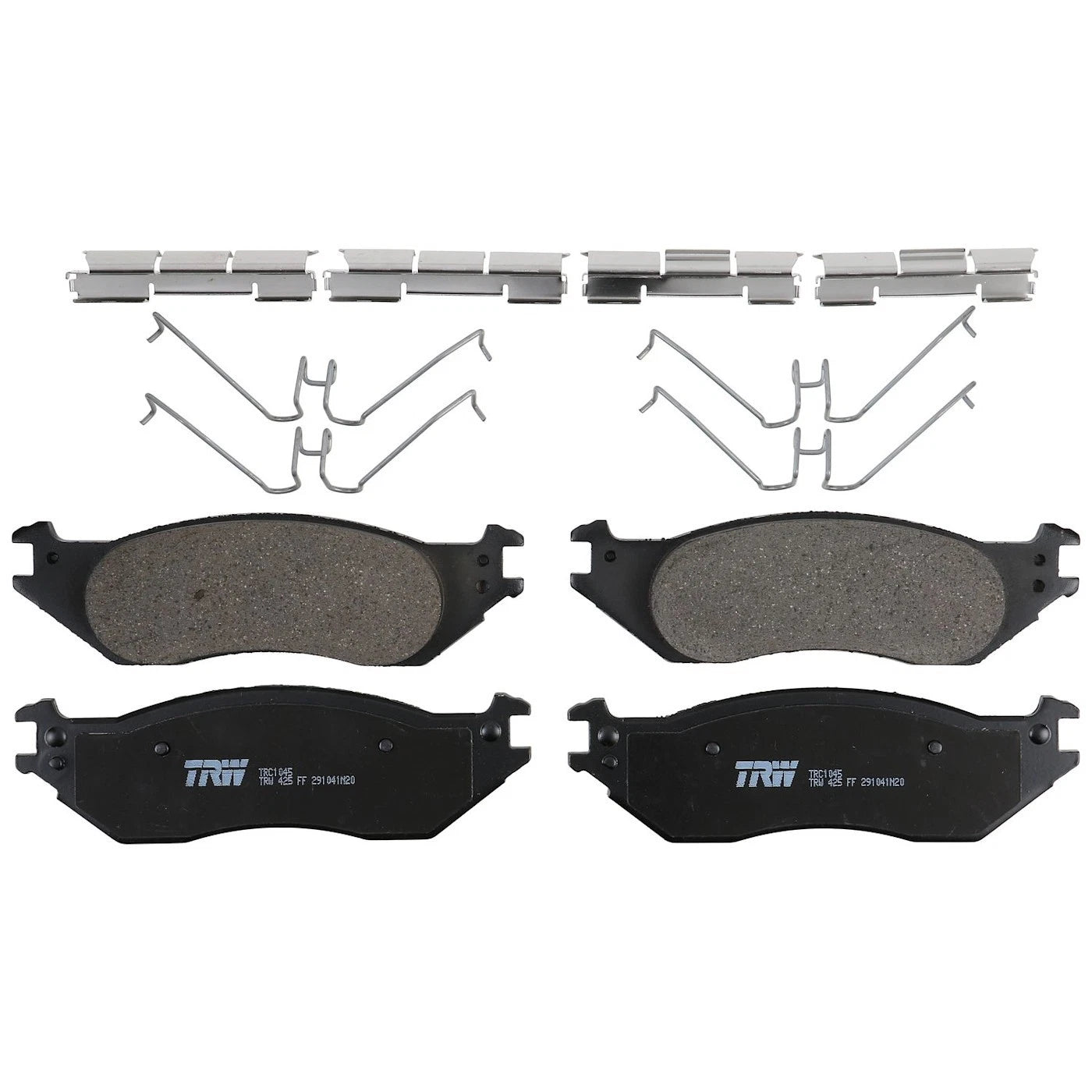 Set of 2 Brake Pads for Ford E-150 Van (2000–2003)