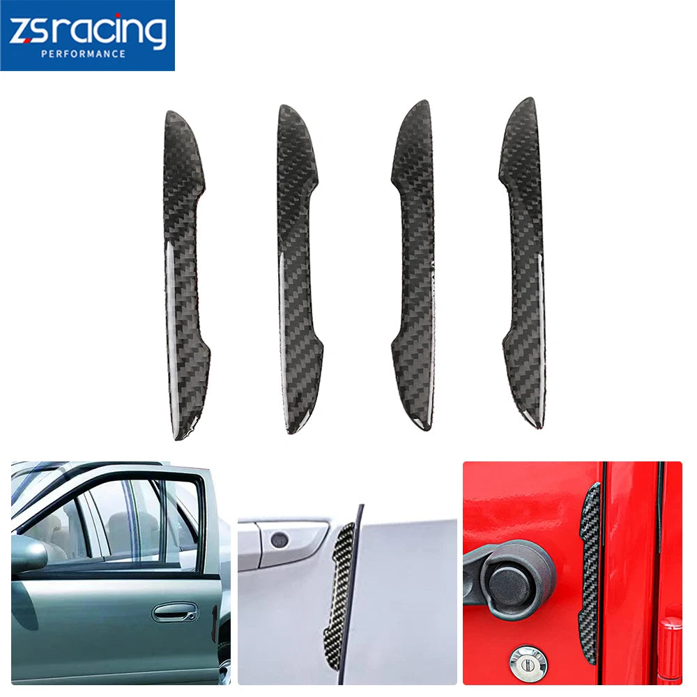 Carbon Fiber Door Edge Protection Guards for Universal Fit