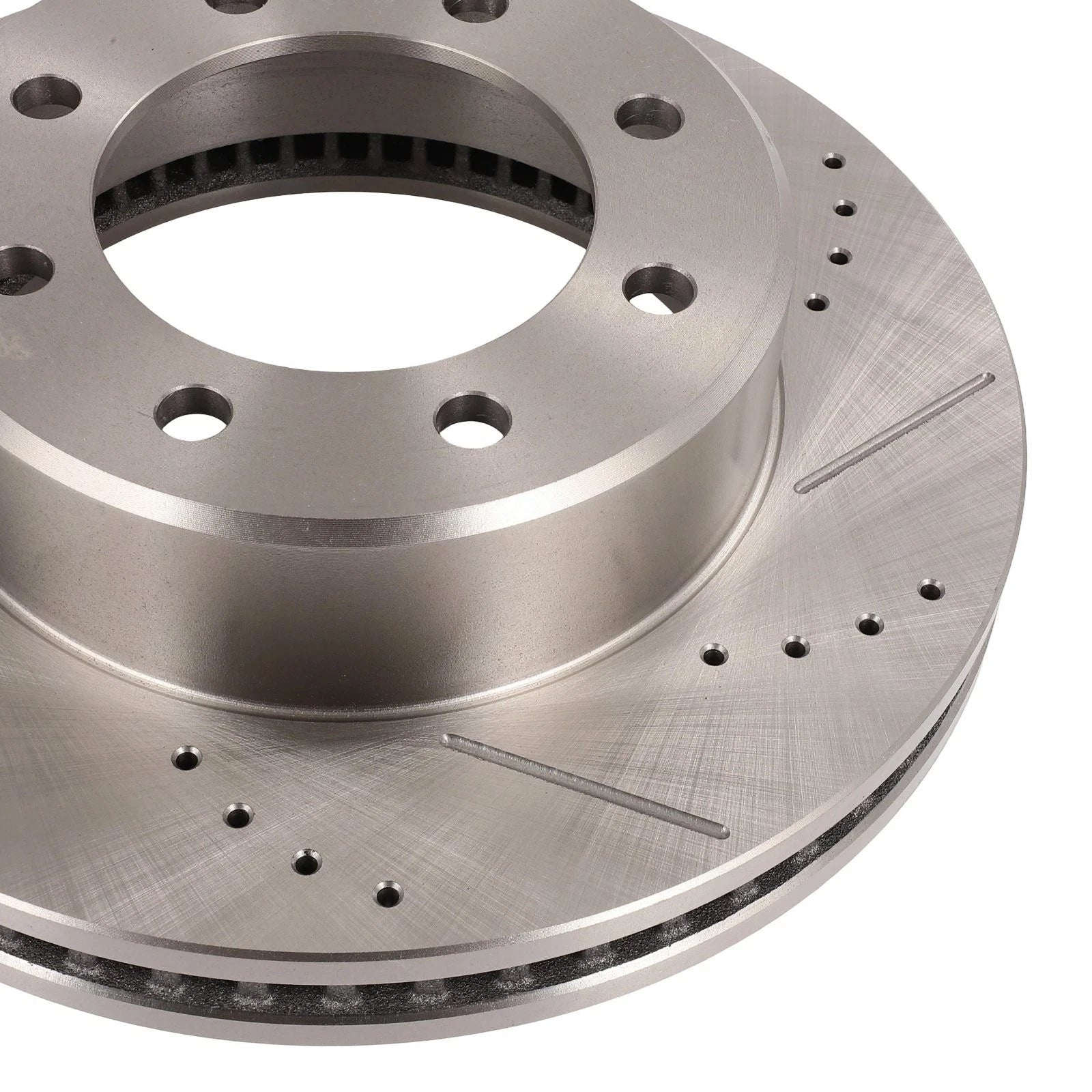 Front Drilled Rotors + Brake Pads for RAM 2500 (2011–2018)