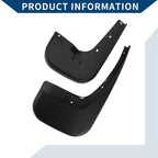 Mud Flaps Splash Guards 1 Set for Mercedes-Benz Viano Vito (2012-2015)