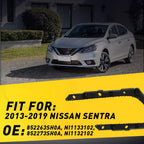 Set of 2 Rear Bumper Brackets for Nissan Sentra (2013–2018) NI1133102
