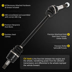 2X CV Axles for Yamaha YXZ 1000R (2016–2022)