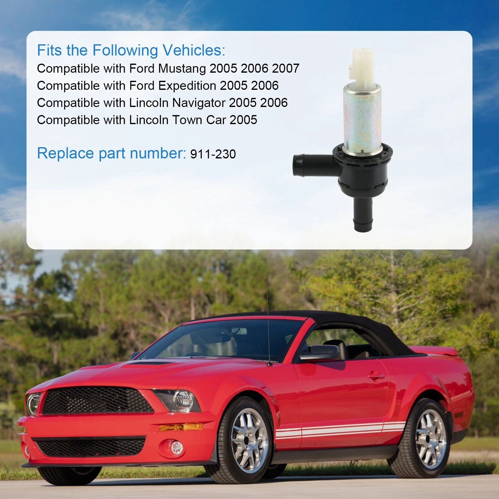 Vapor Canister Vent Solenoid for Porsche 911 (1970–1989)
