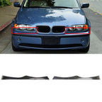 2X Headlight Eyebrow Eyelid Cover Trim for BMW E46 325i 325xi (1998–2006)