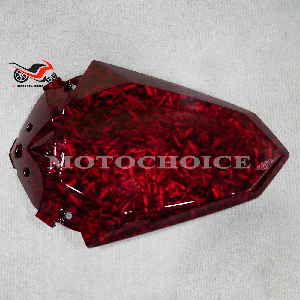 Red Forged Carbon Fiber Body Fairing Kit for Kawasaki Ninja 500 (2024–2026)
