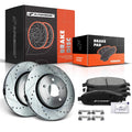 Front Drilled Brake Rotors & Pads for Jeep Grand Cherokee (2005–2010)