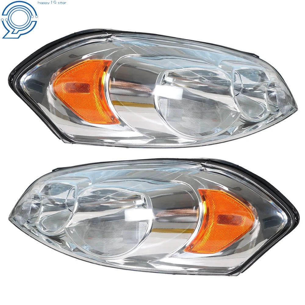 Headlights for Chevrolet Impala Monte Carlo (2006-2013) Clear Lens