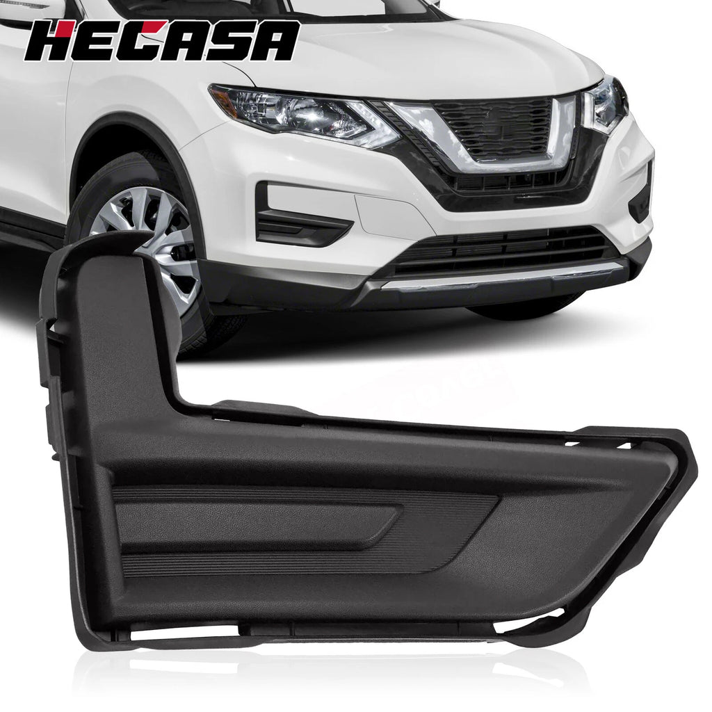 Bumper Bezel Fog Light Cover Right Side for Nissan Rogue (2017–2020)