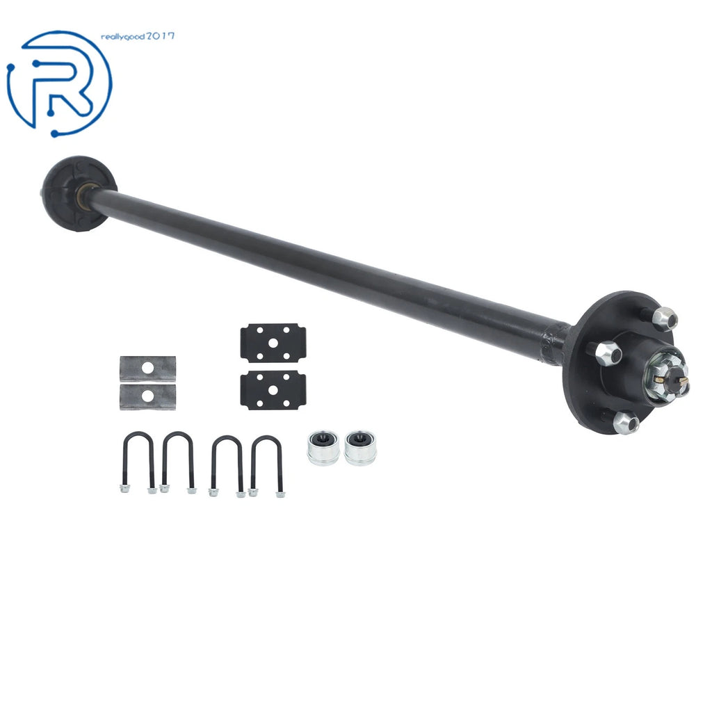 Trailer Axle 2000 lbs 4 Lug for Various Models (44"-72" Hub Face)