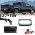 2X Smoke Lens White LED Rear Fender Marker Light for Chevy GMC 2500/3500HD (2015–2023)