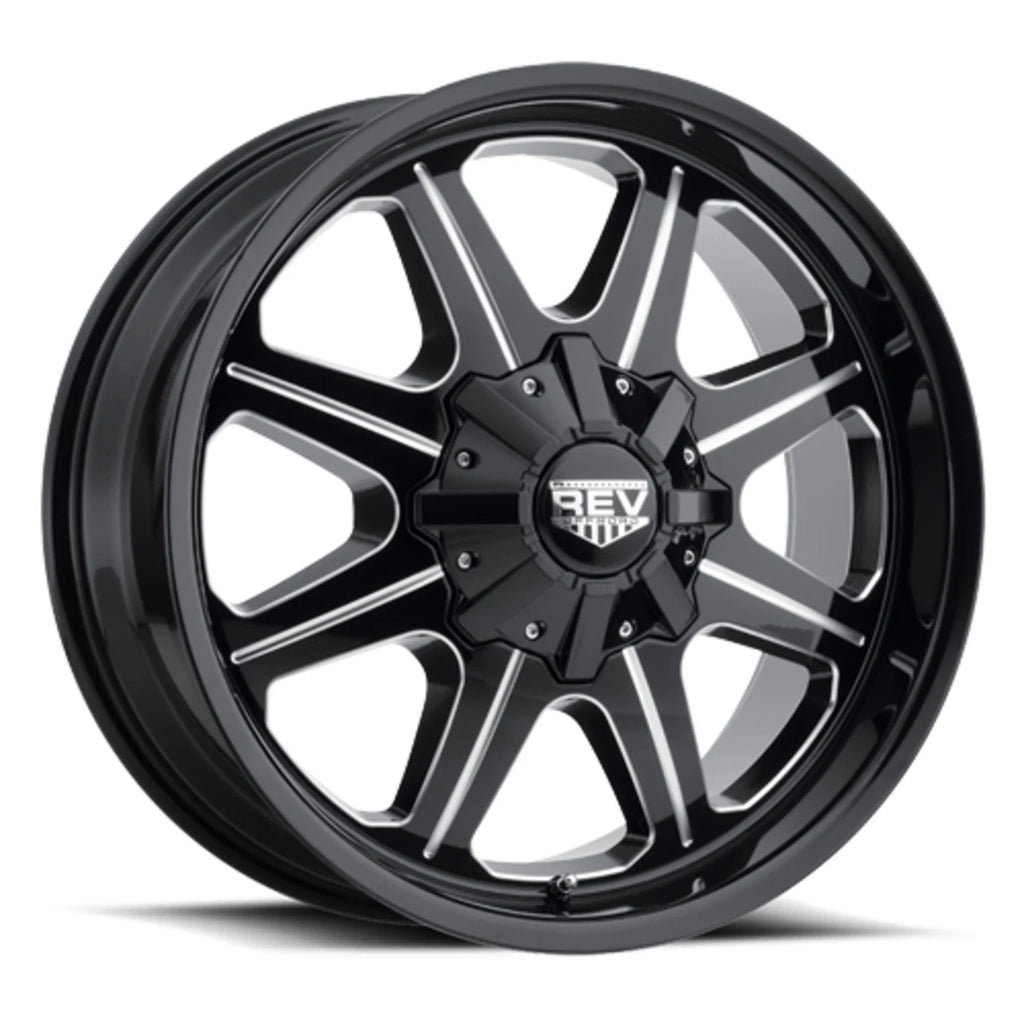 17 Inch REV Wheels 823M for Chevy Suburban Avalanche GMC Sierra 1500 HD