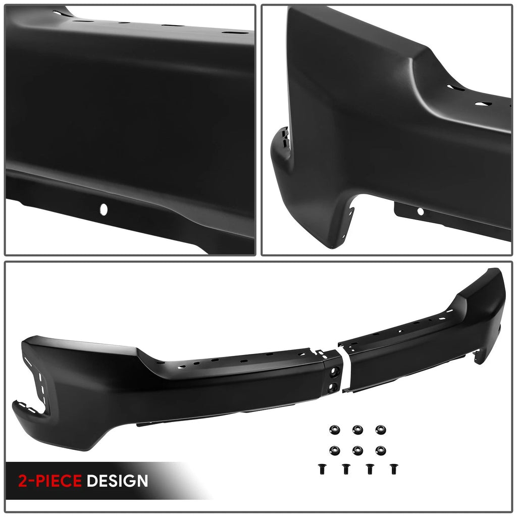 Front Bumper Face Bar for Chevy Silverado 1500 LTD (2019–2022) Black