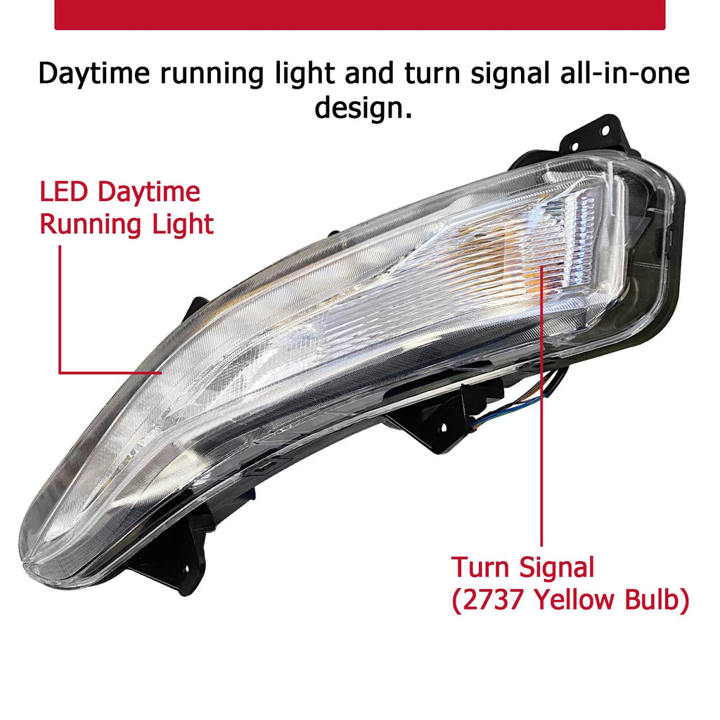 Fog Light with LED DRL Turn Signal for Chevy Malibu (2019–2023)