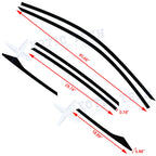 Black Window Trims for Honda Civic (2016-2020)