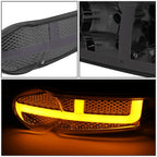 LED DRL Headlights for GMC Sierra Yukon Denali (2001–2007) - Smoked
