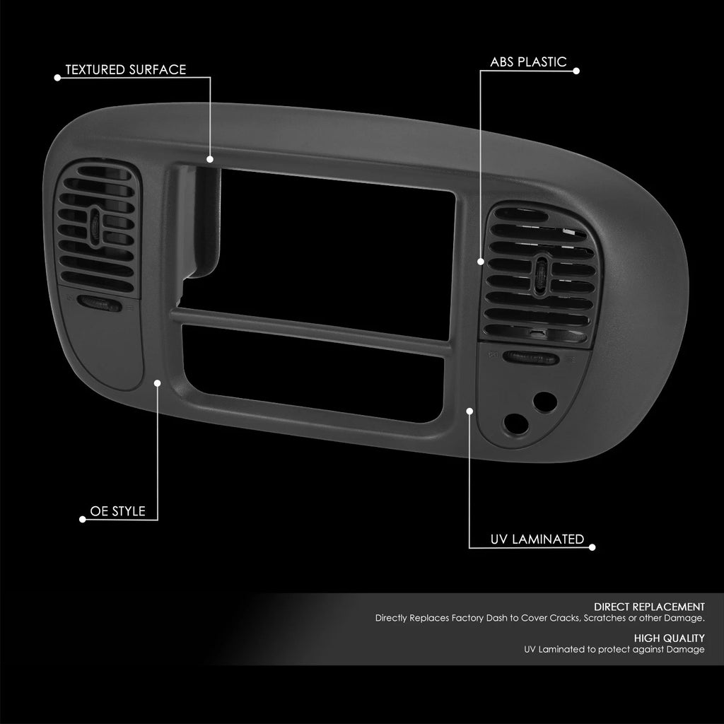 Dash Radio Trim Panel Bezel for Ford F-150 Heritage Expedition (1997–2004)