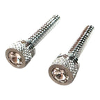 Chrome Metal Clear Jewel Crystal Long Dash Screws for Freightliner (2005–2015)