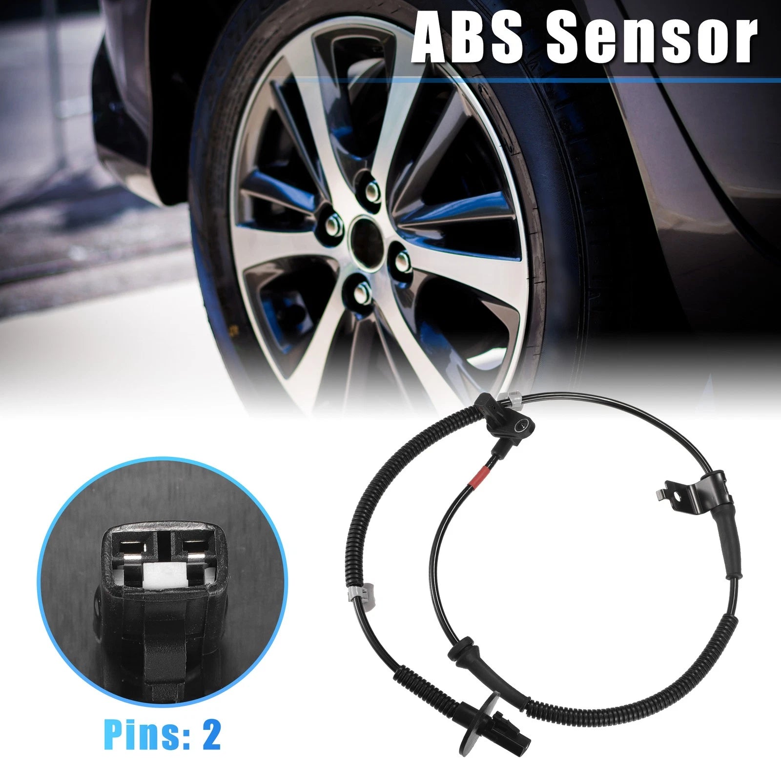 Front Right ABS Wheel Speed Sensor for Hyundai Santa Fe (2001–2006) No. 956712B100