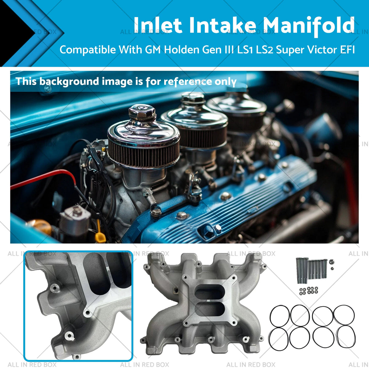 Inlet Intake Manifold for GM Holden Gen III LS1 LS2 (2001–2006)