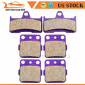 Front and Rear Brake Pads for Yamaha YFM 660 Grizzly (2002–2008)