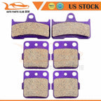 Front and Rear Brake Pads for Yamaha YFM 660 Grizzly (2002–2008)