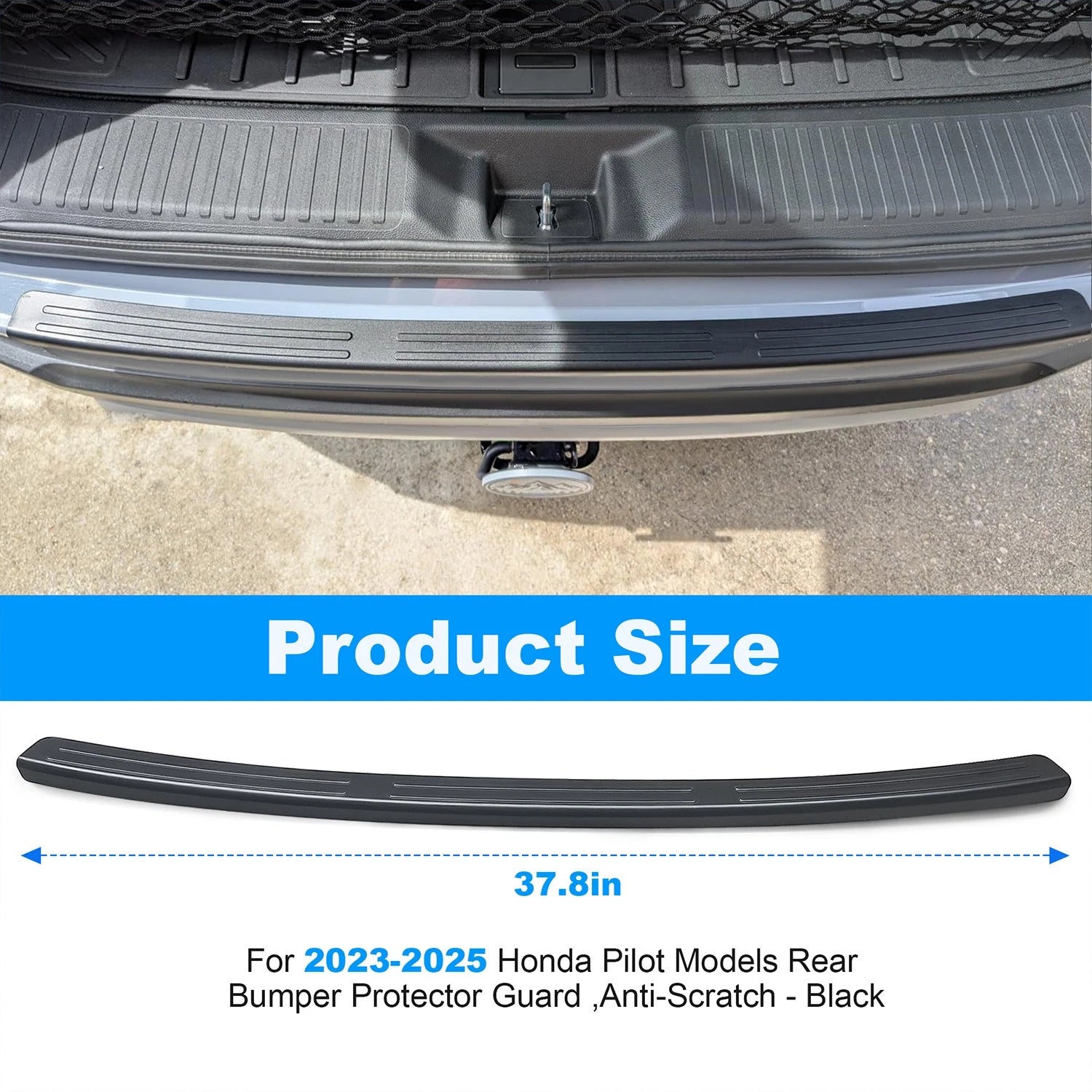 Rear Bumper Guard for Honda Pilot (2023–2025) Anti-Scratch Protector