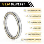 Deep Groove Ball Bearing 6819ZZ for Scooter Skateboard Wheel (95x120x13mm)