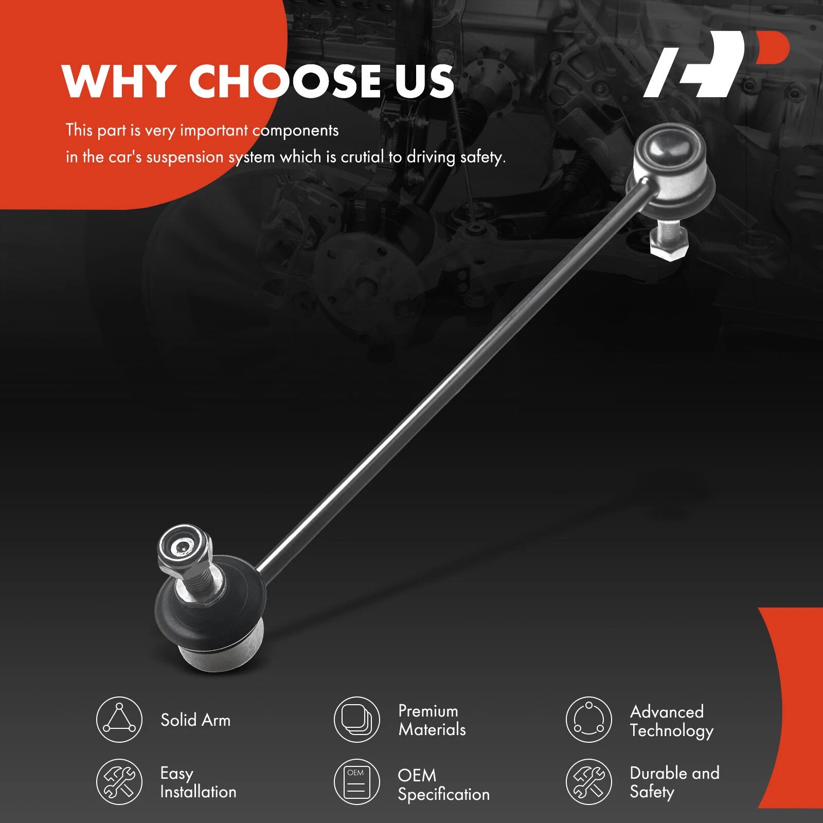 Sway Bar Link for BMW E46 323i 325Ci 325i 328i 330i (1998–2006)