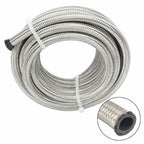 Set of 2 Stainless Steel Braided 6AN Fuel/Oil Hose Line & -10AN Fittings
