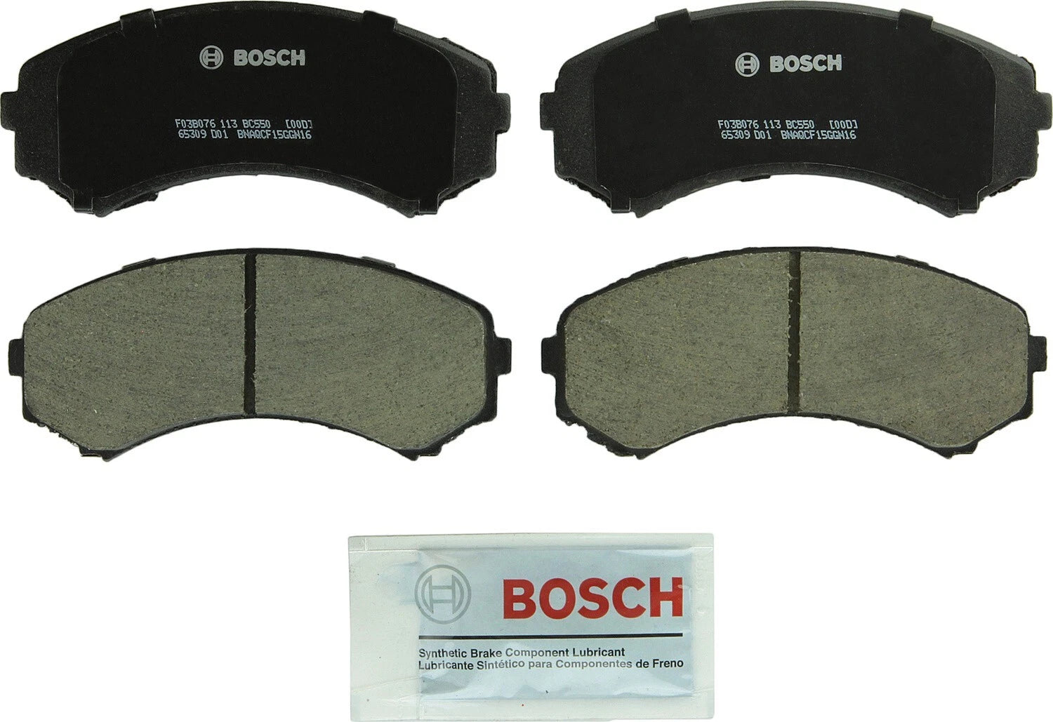 Set of 4 Bosch Front Disc Brake Pads for