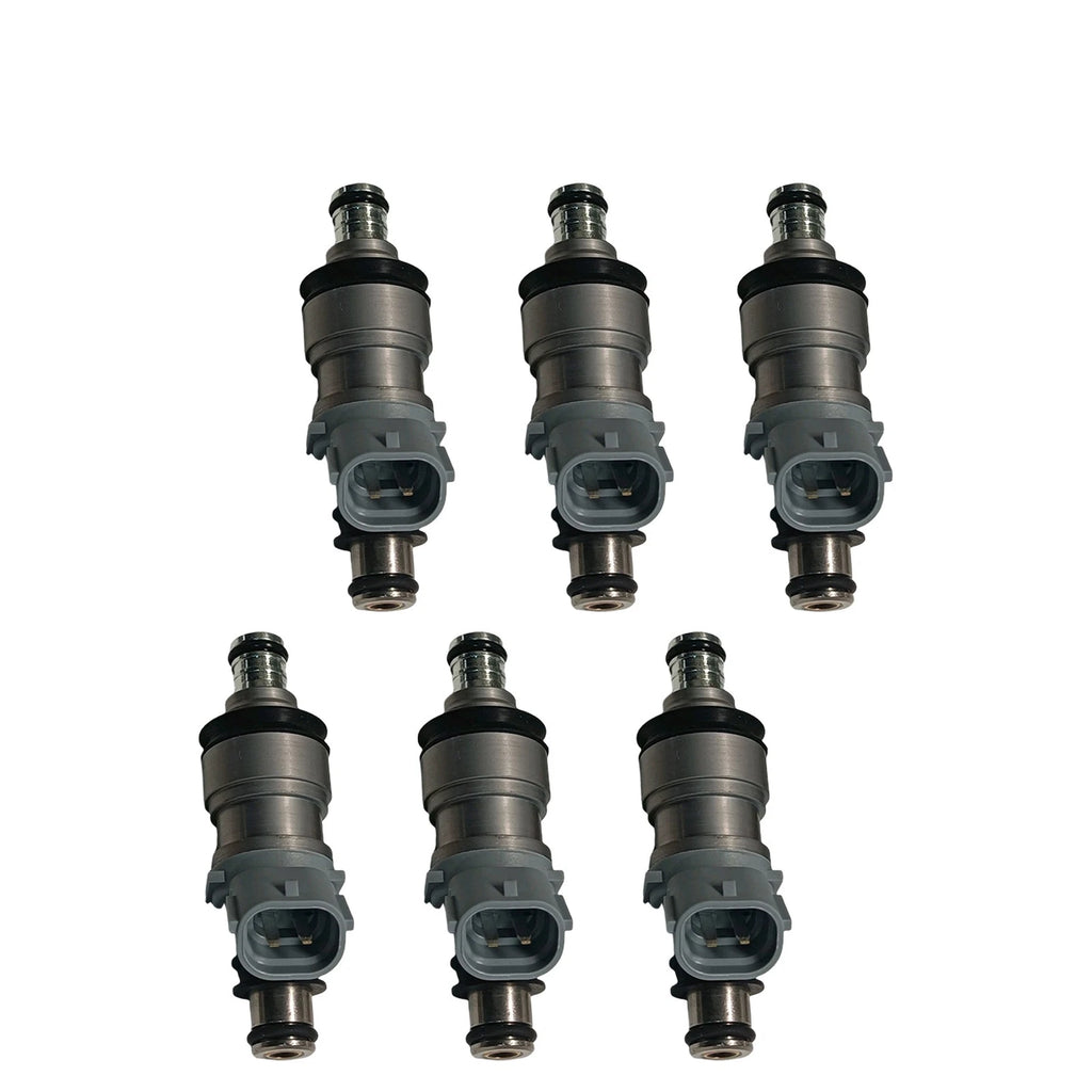 Set of 6 Fuel Injectors for Toyota 4Runner, Camry, Tacoma, T100 (1996–1998)