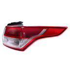Tail Light for Ford Escape (2013–2016) Passenger Side Halogen Black Red Lens