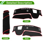 Dashboard Cover for Lexus RX 5th Gen ALA10/ALH10 (2022–2023) Black Red