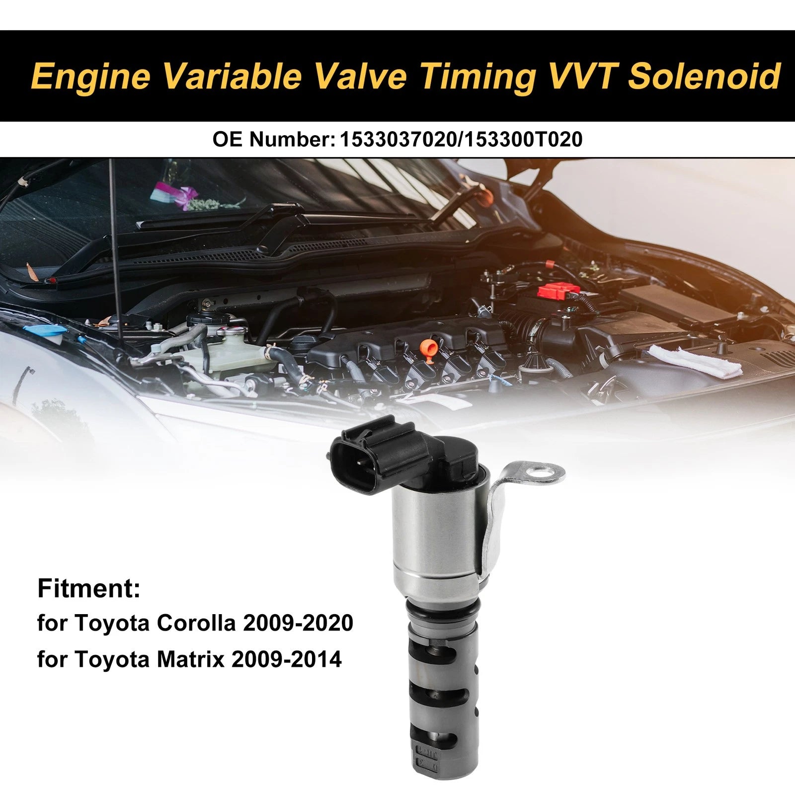 VVT Solenoid for Toyota Corolla (2009–2020) 15330-37020