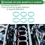 Upper Engine Intake Manifold Gasket for Audi A5 Quattro (2008–2011) No. 06E198717A