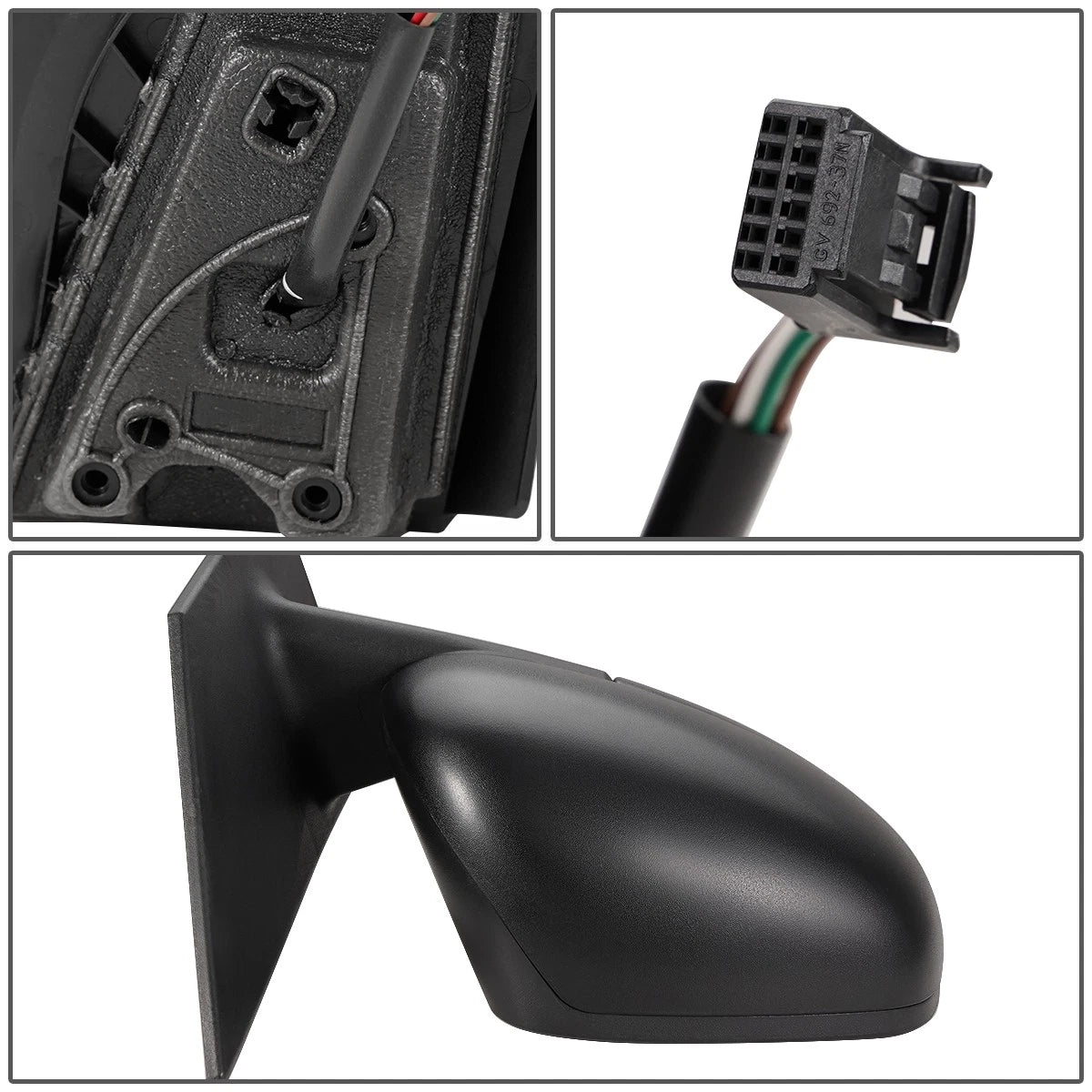Power Passenger Side Door Mirror for Smart Fortwo (2016–2017) SM1321102