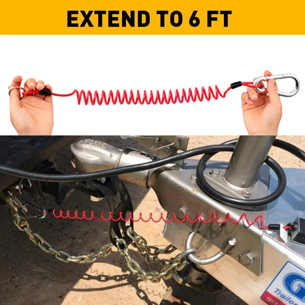Trailer Safety Breakaway Cable 6ft for RV/Boat (Emergency Use)