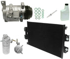 AC Compressor and Condenser Kit Replacement for Nissan D041 (GG377) (2005–2015)