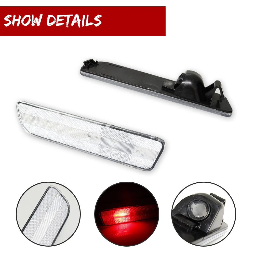 LED Rear Bumper Reflectors for Ford Mustang (2005–2009)