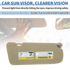 Left Side Sun Visor for Honda CR-V (2017-2019) Beige 1 x Piece