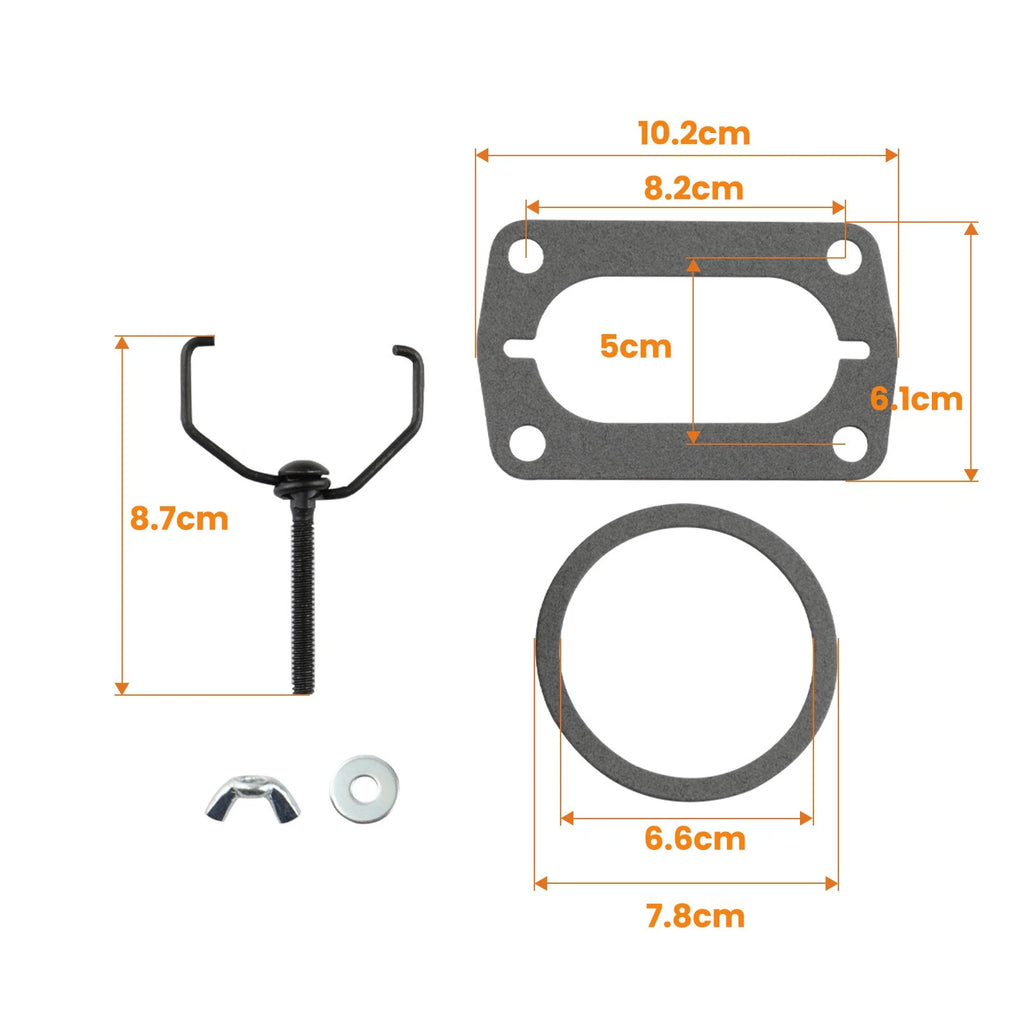 2 Barrel Carburetor for Dodge Chrysler 318 V8 5.2L (1967–1980) Manual Choke