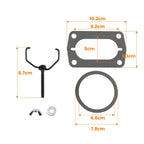 2 Barrel Carburetor for Dodge Chrysler 318 V8 5.2L (1967–1980) Manual Choke
