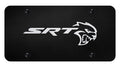 License Plate Frame Black Stainless Laser Etched SRT Logo for Dodge Hellcat (2015–2023)