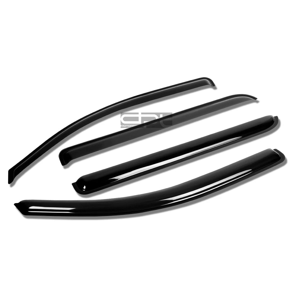 Set of 4 Smoke Window Visors for Silverado/Sierra (2014–2018)