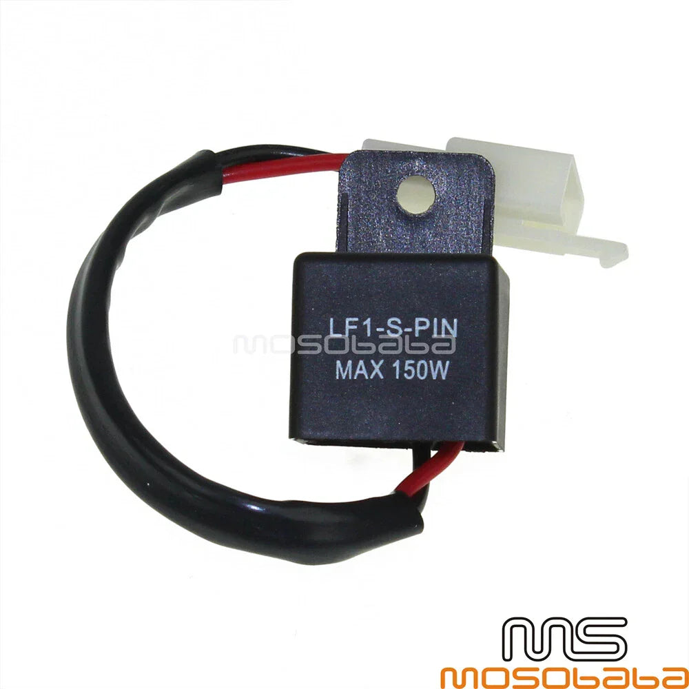 12V 2-Pin LED Flasher Relay for Honda, Harley, Suzuki, Yamaha
